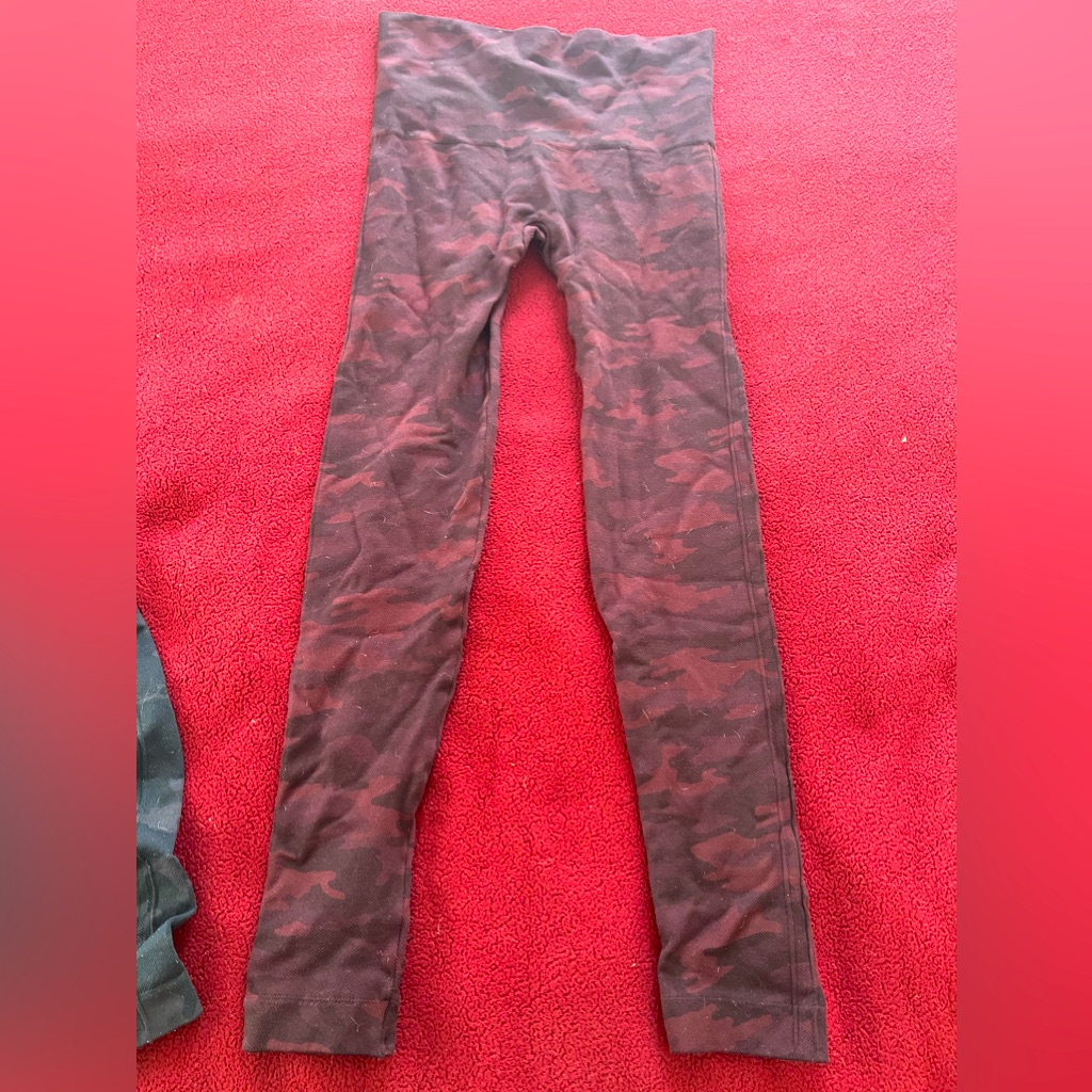 Spanx Red Camo Leggings